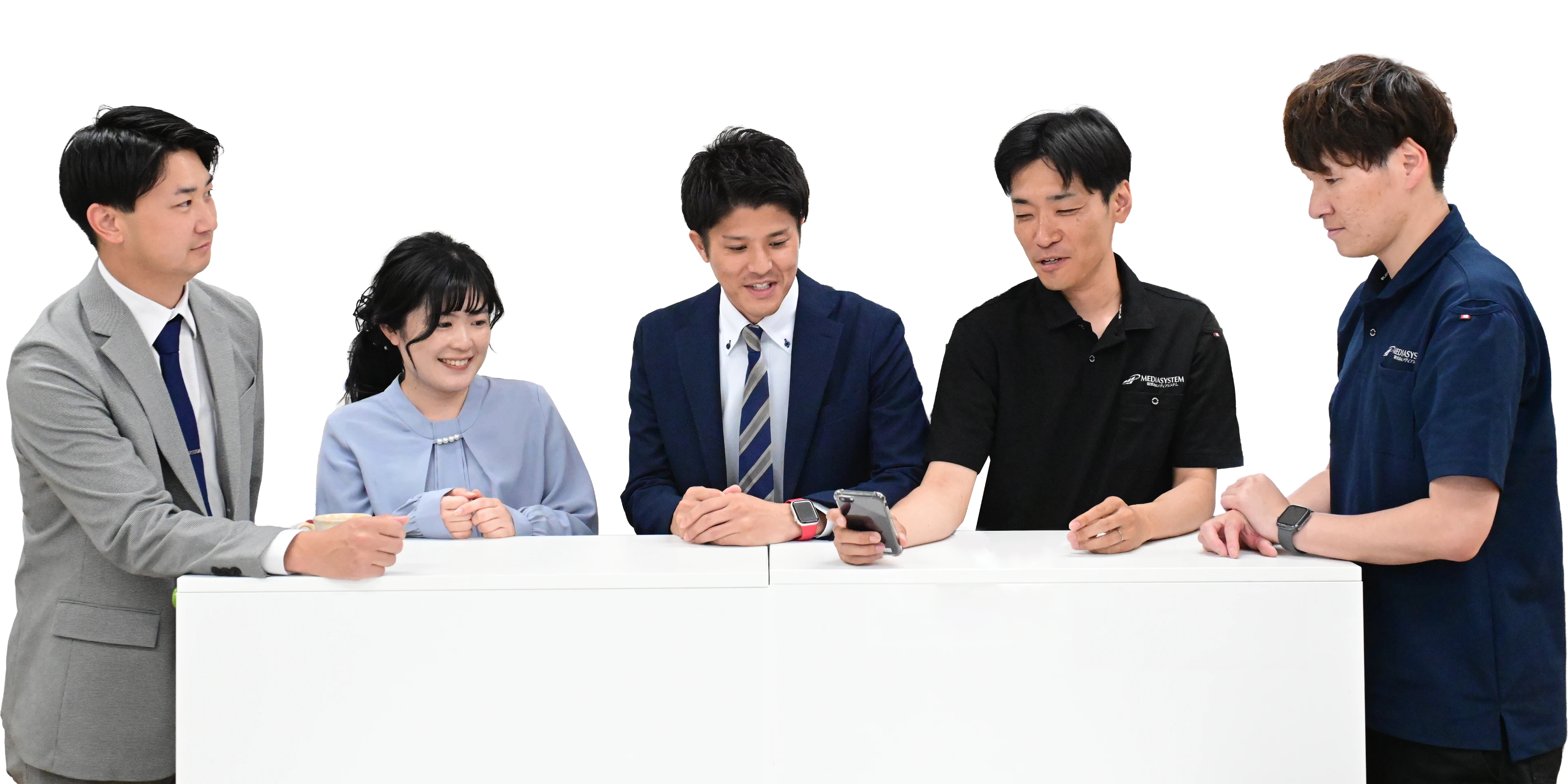 社員の集合写真